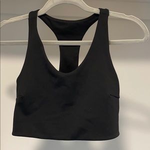 Black Zella crop sports bra